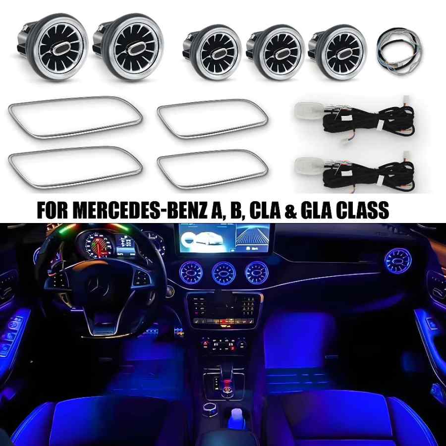 DIQ AMBIENT FULL KIT BENZ 8177 (Digital iQ Full Ambient Light Kit MERCEDES A – CLA – GLA mod. 2012-2020)