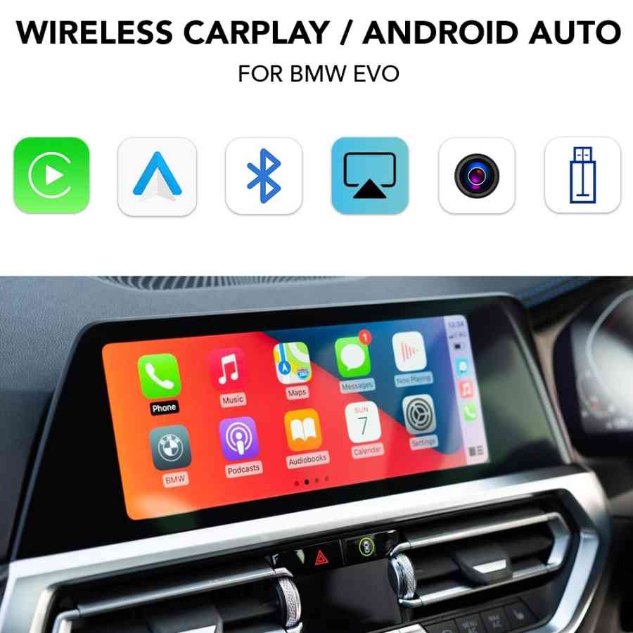 DIGITAL IQ BM 224 CPAA (CARPLAY / ANDROID AUTO BOX for BMW & MINI with EVO)