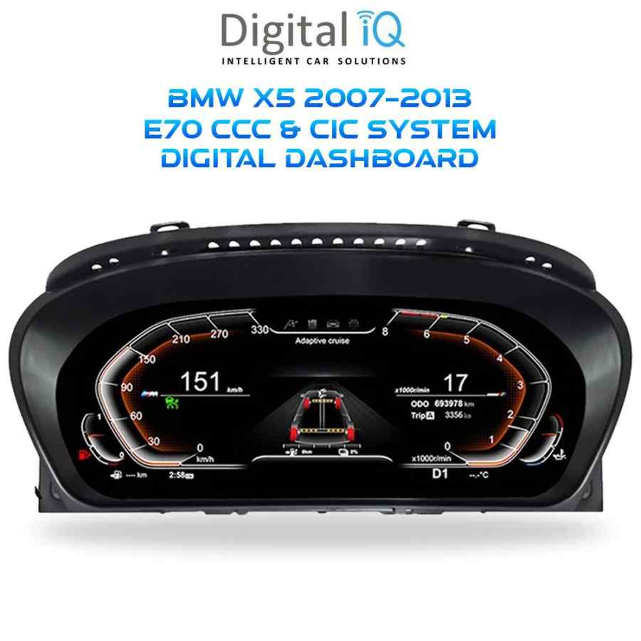 DIGITAL IQ DDD 976_IC (12.3in) BMW X5 E70 mod. 2007-2013 CCC - CIC COMPATIBLE DIGITAL DASHBOARD