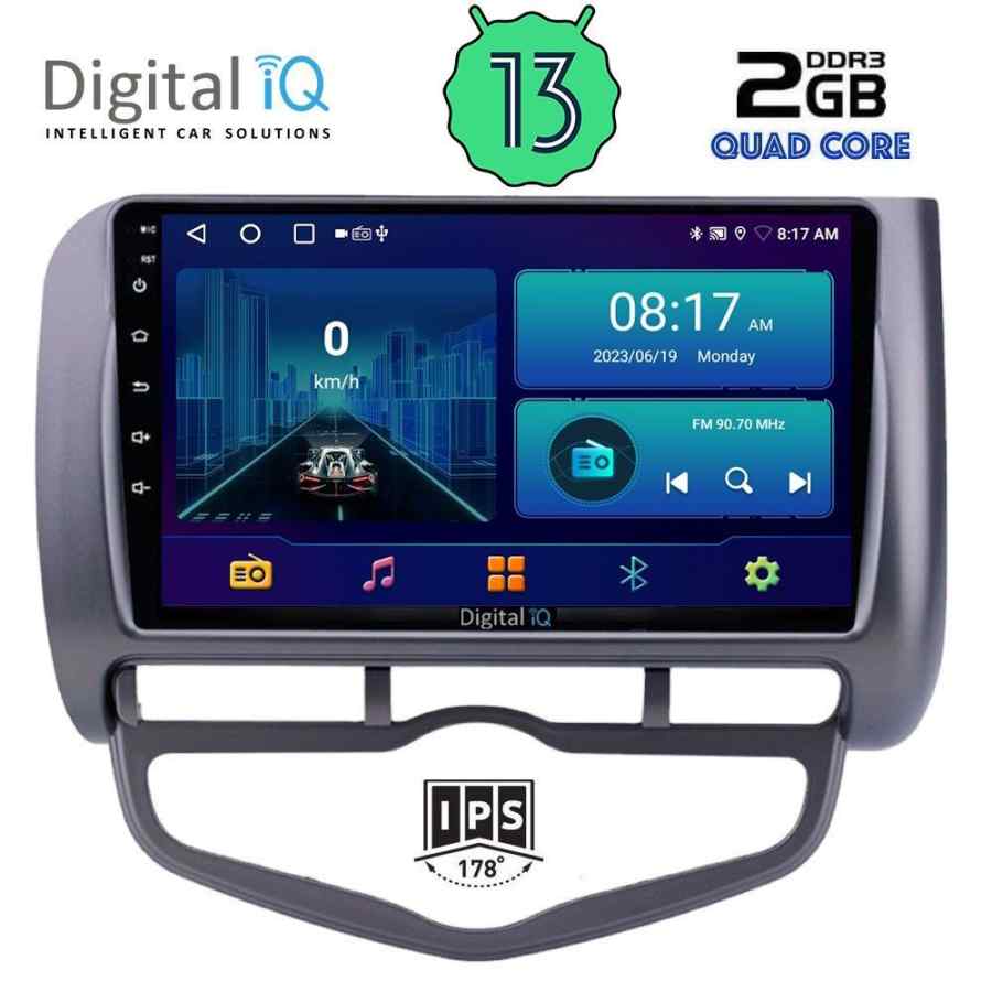 DIGITAL IQ BXB 1210_GPS CLIMA (9inc) MULTIMEDIA TABLET for HONDA JAZZ mod. 2002-2008