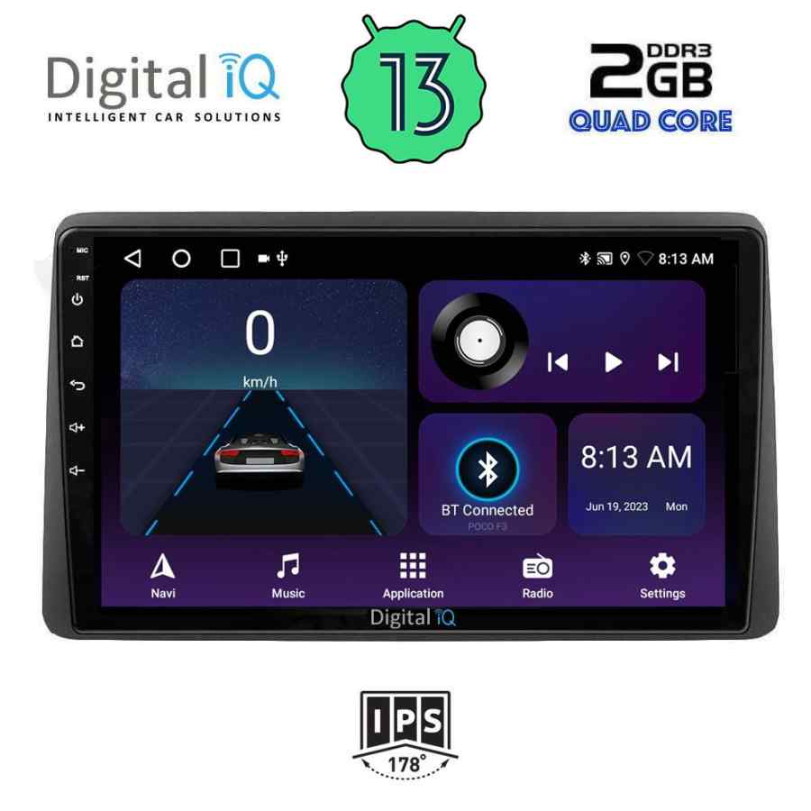 DIGITAL IQ BXB 1450_GPS (10inc) MULTIMEDIA TABLET for NISSAN NAVARA D22 mod. 1998-2004