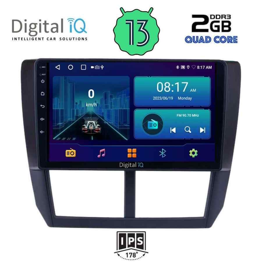 DIGITAL IQ BXB 1662_GPS (9inc) MULTIMEDIA TABLET for SUBARU FORESTER - IMPREZA - XV mod. 2008-2013