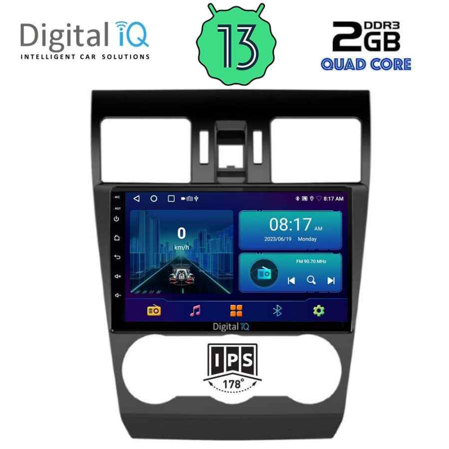 DIGITAL IQ BXB 1663_GPS (9inc) MULTIMEDIA TABLET for SUBARU FORESTER - IMPREZA - XV mod. 2013-2019