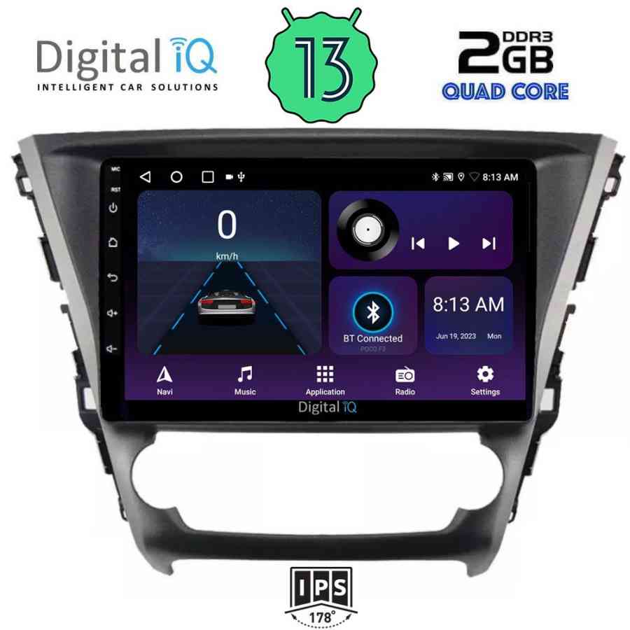 DIGITAL IQ BXB 1706_GPS (10inc) MULTIMEDIA TABLET for TOYOTA AVENSIS mod. 2016>