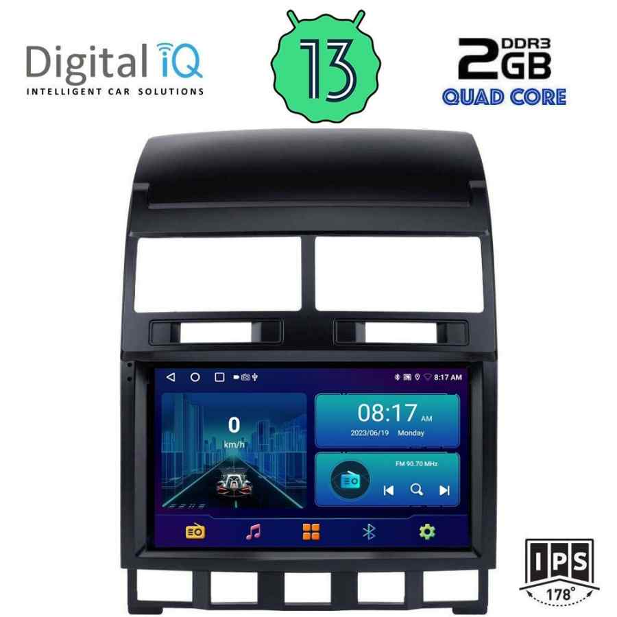 DIGITAL IQ BXB 1765_GPS (9inc) MULTIMEDIA TABLET for VW TOUAREG mod. 2003-2011