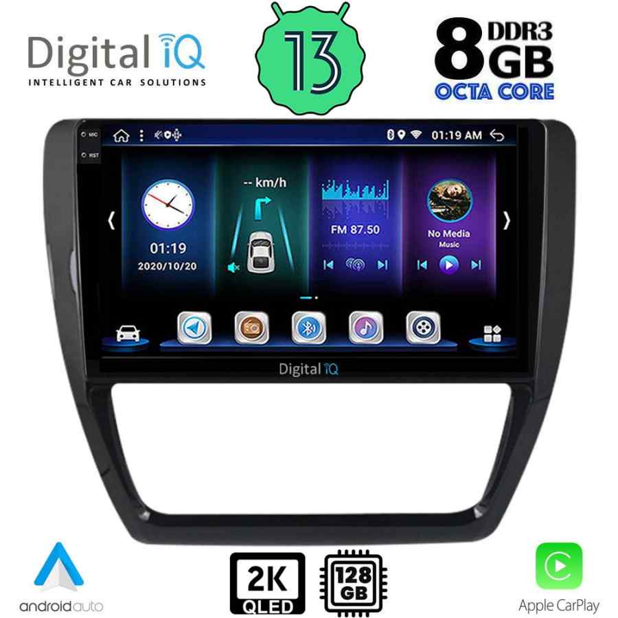 DIGITAL IQ BXD 11741_CPA (10inc) MULTIMEDIA TABLET for VW JETTA mod. 2010-2016