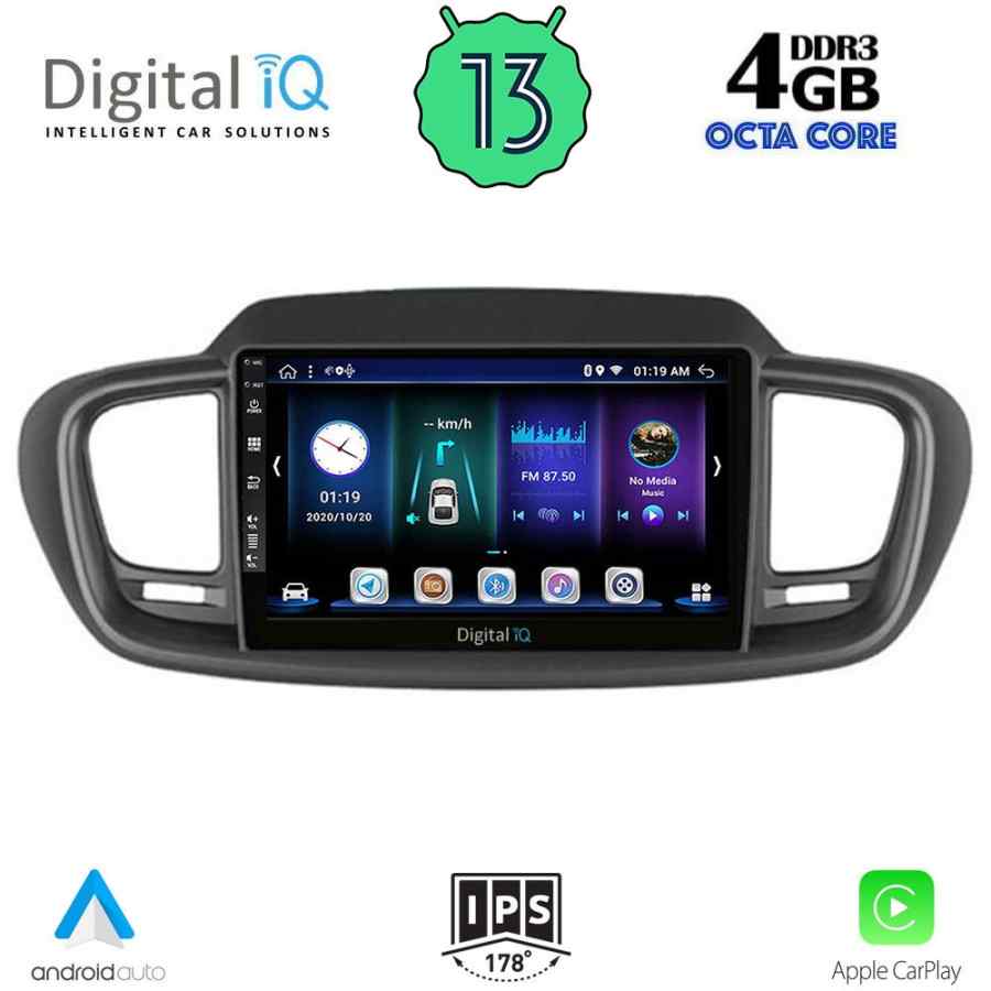 DIGITAL IQ BXD 6319_CPA (10inc) MULTIMEDIA TABLET for KIA SORENTO mod. 2014-2020