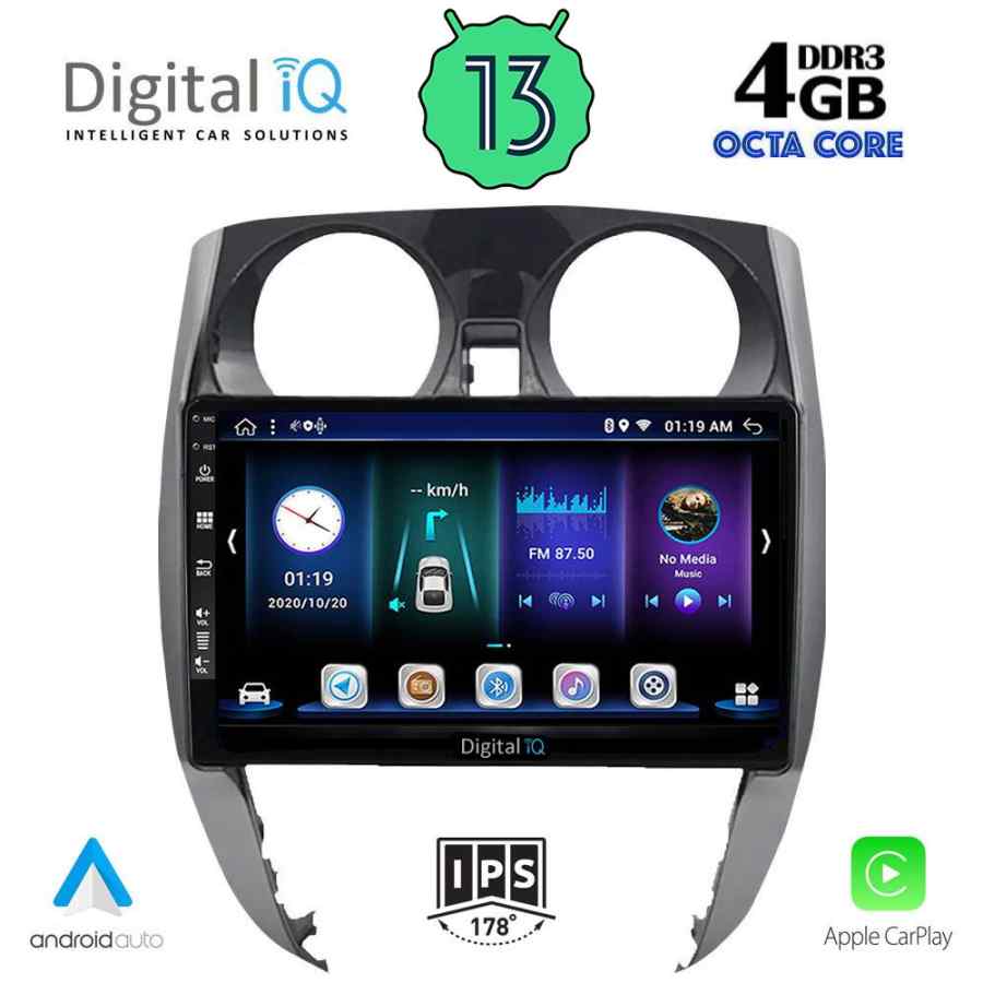 DIGITAL IQ BXD 6464_CPA (10inc) MULTIMEDIA TABLET for NISSAN NOTE mod. 2012>