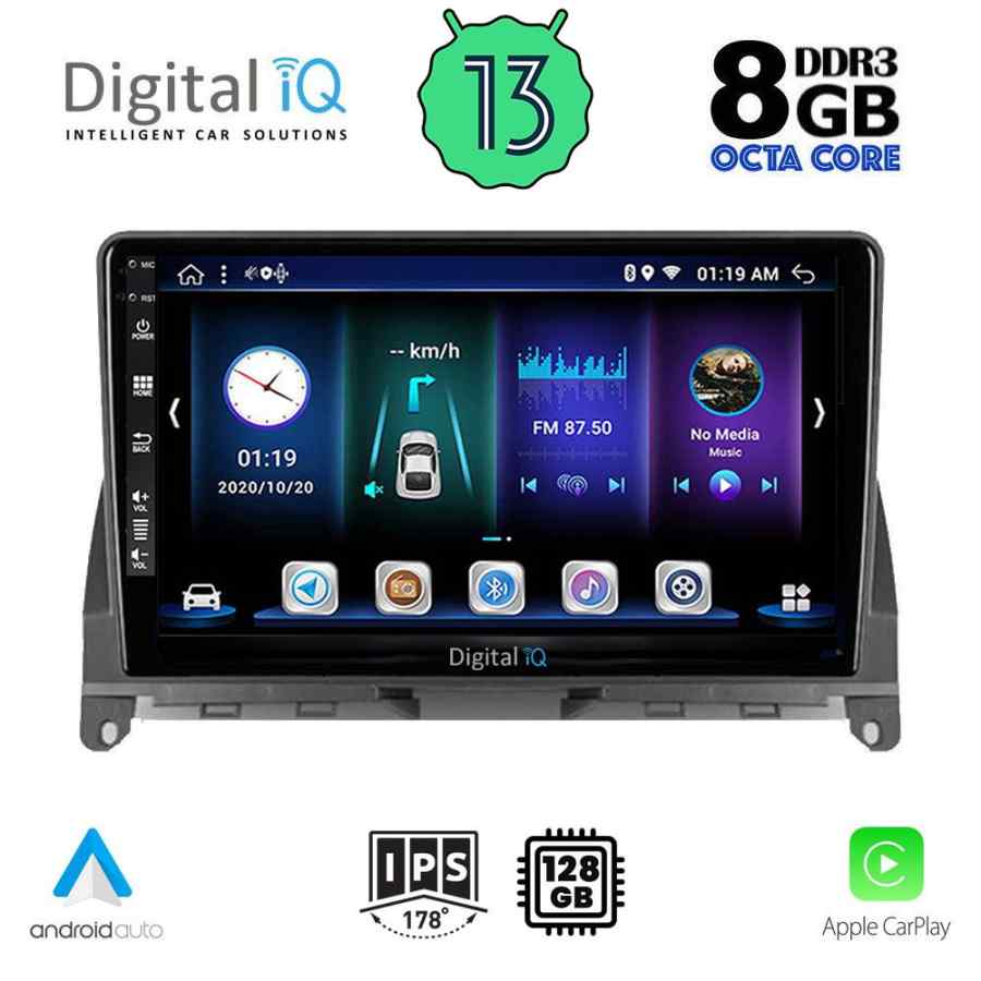 DIGITAL IQ BXD 8405_CPA (9inc) MULTIMEDIA TABLET for MERCEDES C (W204) mod. 2007-2011