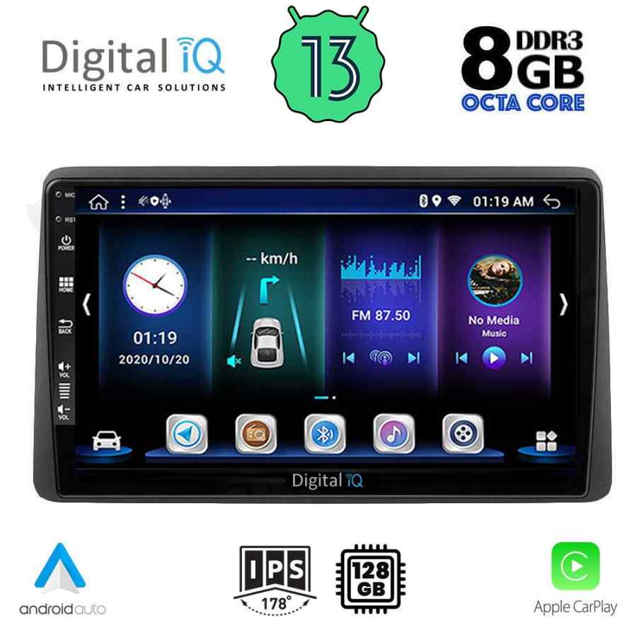 DIGITAL IQ BXD 8450_CPA (10inc) MULTIMEDIA TABLET for NISSAN NAVARA D22 mod. 1998-2004