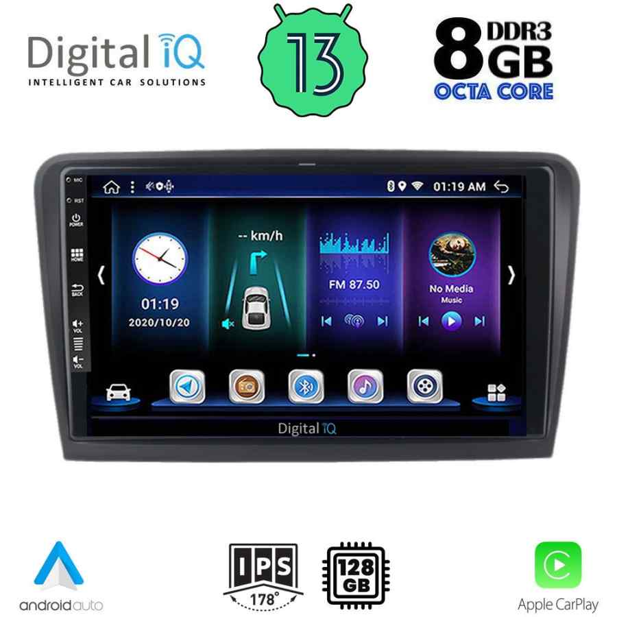 DIGITAL IQ BXD 8601_CPA (9inc) MULTIMEDIA TABLET for SKODA RAPID  mod. 2012>