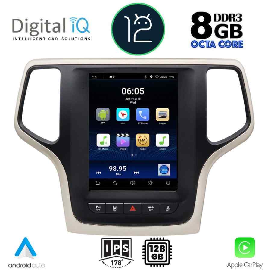 DIGITAL IQ BXD 8983_CPA TESLA STYLE for JEEP GRAND CHEROKEE mod. 2014-2019