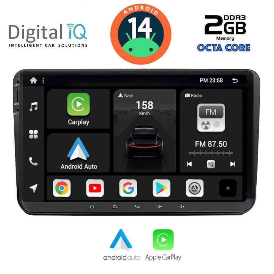 DIGITAL IQ BXF 589_CPAA (9'' DECK) MULTIMEDIA for VW – SKODA – SEAT GROUP mod. 2004-2014