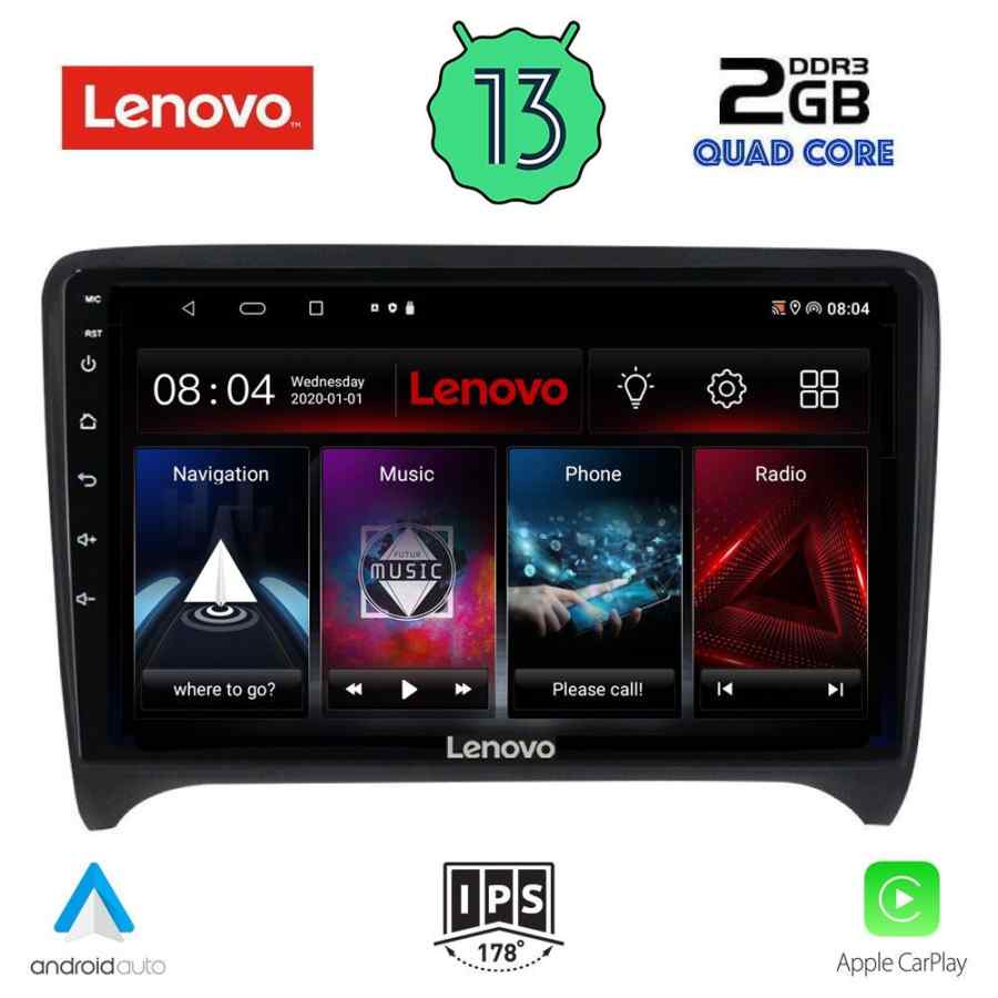 LENOVO LVD 4009_CPA (9inc) MULTIMEDIA TABLET for AUDI TT  mod. 2007-2015