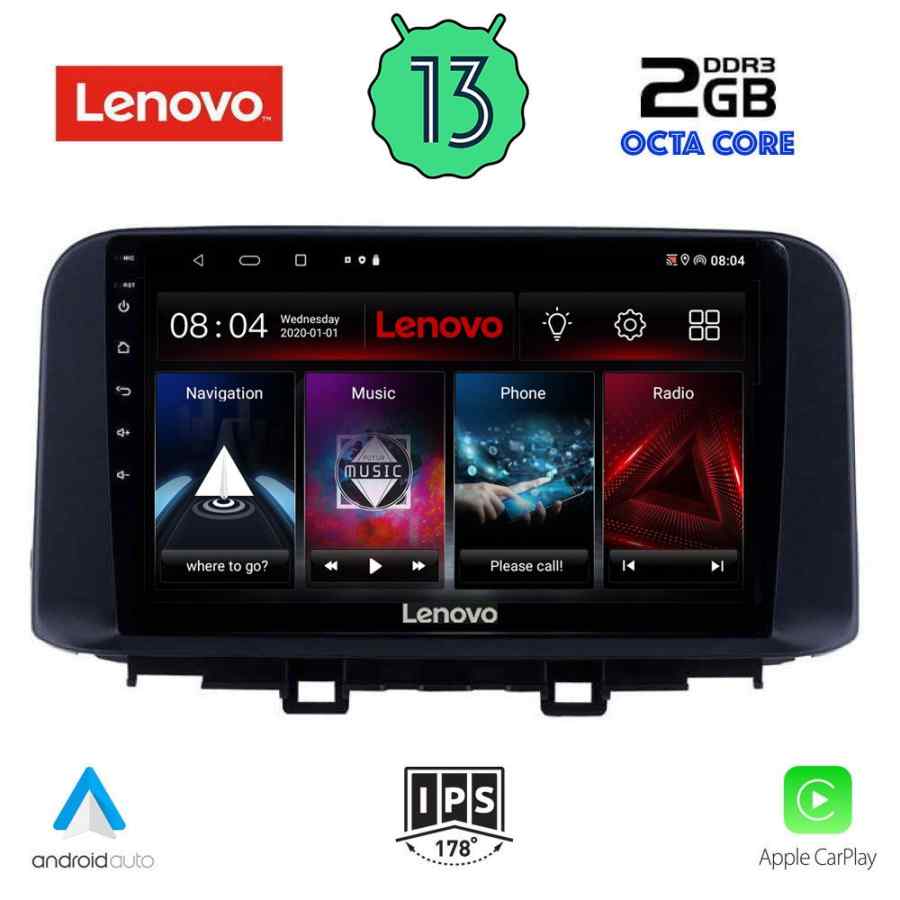 LENOVO LVF 7237_CPA (10inc) MULTIMEDIA TABLET for HYUNDAI KONA mod. 2017>