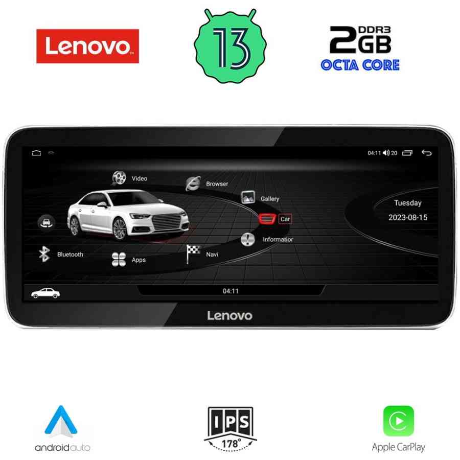 LENOVO LVG 12918_CPA (12.3inc) MULTIMEDIA for AUDI A4 mod. 2009-2016