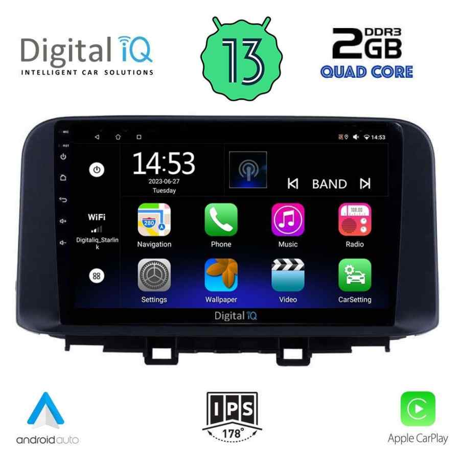 DIGITAL IQ RSB 2237_CPA (10inc) MULTIMEDIA TABLET for HYUNDAI KONA mod. 2017>