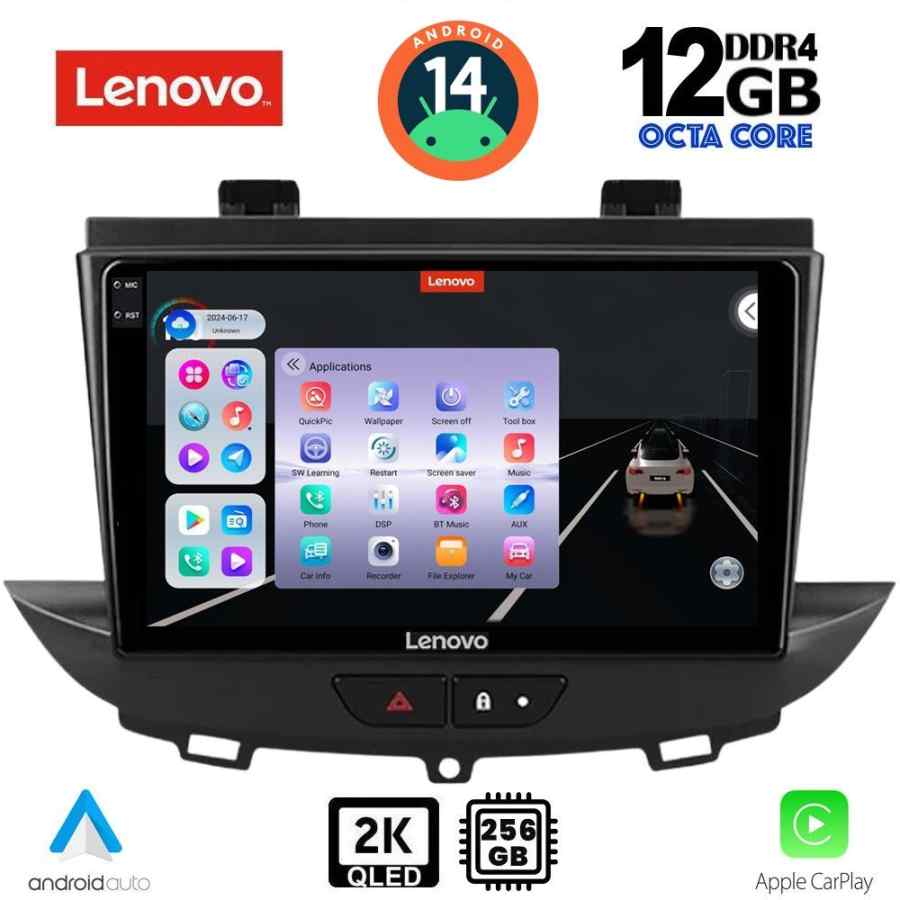 LENOVO SSZ 12490_CPA (9inc) MULTIMEDIA TABLET for OPEL CROSSLAND – GRANDLAND mod. 2017>