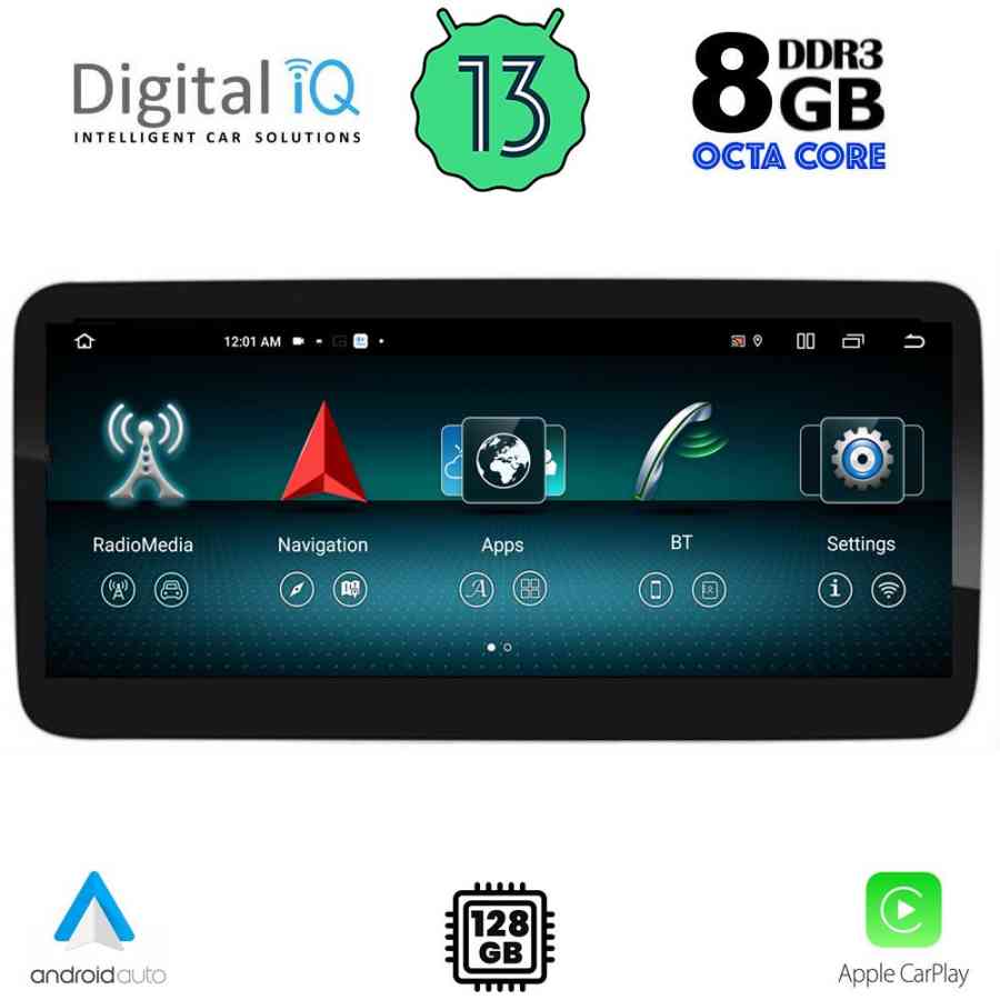 DIGITAL IQ TOP 19983_CPA (12.3'') MULTIMEDIA for MERCEDES B (W246) mod. 2012-2015 (NTG 4.5)