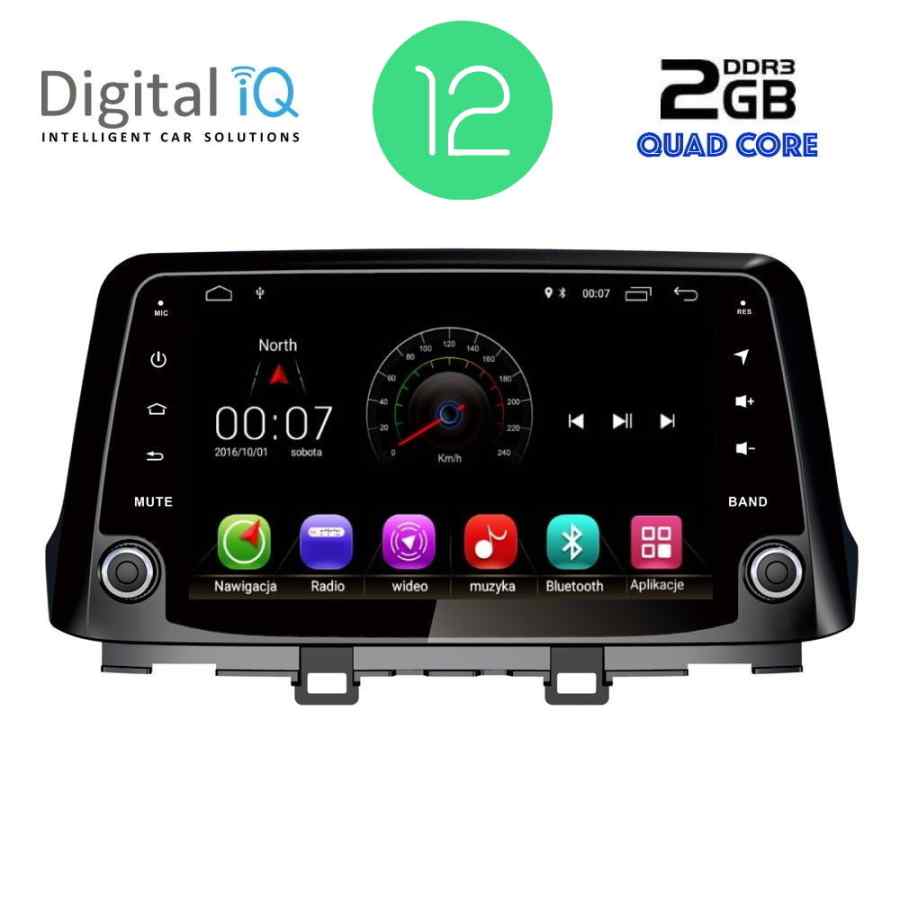 DIGITAL IQ X333M_GPS (10'' DECK) MULTIMEDIA for HYUNDAI KONA mod. 2017>